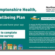 Image for the Northamptonshire Health, Care, and Wellbeing Plan Online Survey