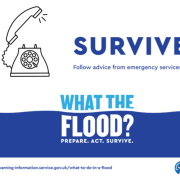 What the Flood image advice from Environment Agency
