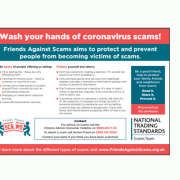 Poster Against Coronavirus Scams