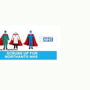 Image poster for Scrubs Up for Northants NHS