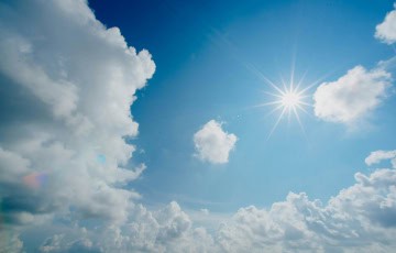 white and blue cloudy sky